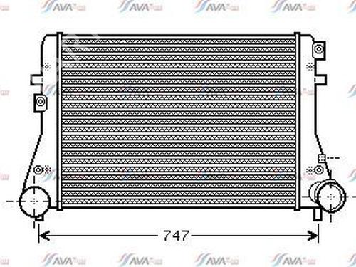 Used Intercooler VW GOLF VI (5K1) 1.6 TDI (105 hp) 26639029