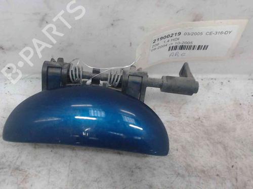 Venstre bak utvendig håndtak PEUGEOT 206 Hatchback (2A/C) 1.4 HDi eco 70 (68 hp) 19715858