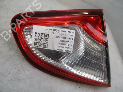 Used Left tailgate light NISSAN QASHQAI / QASHQAI +2 I (J10, NJ10, JJ10E) 1.5 dCi (106 hp) 27187477