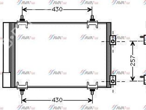 Radiador de A/C PEUGEOT 3008 I MPV (0U_) 1.6 HDi (109 hp) 26410948