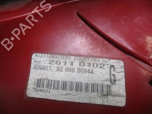 Left taillight RENAULT CLIO III (BR0/1, CR0/1)  | BP26637778C34 