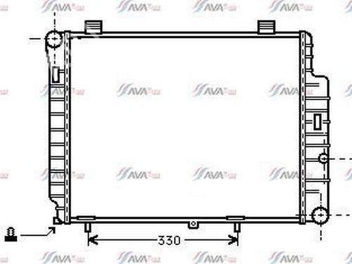 Køler MERCEDES-BENZ C-CLASS (W202) C 220 D (202.121) (95 hp) 30500779