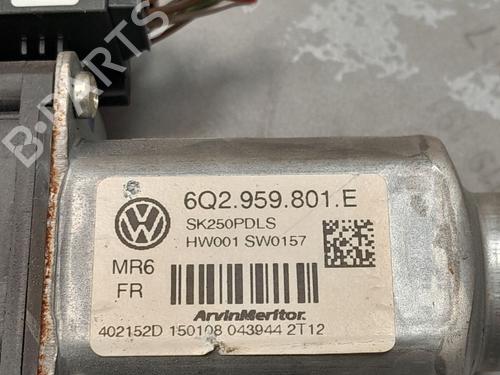 Front right window mechanism SKODA FABIA II (542) 1.9 TDI | BP26592960C23 