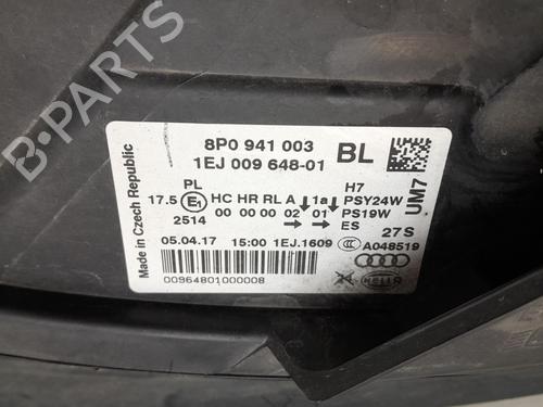 Left headlight AUDI A3 Sportback (8PA) 1.9 TDI | BP29514887C28 