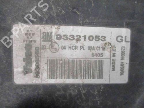 Right headlight OPEL MERIVA A MPV (X03) 1.3 CDTI (E75) | BP19737628C29 