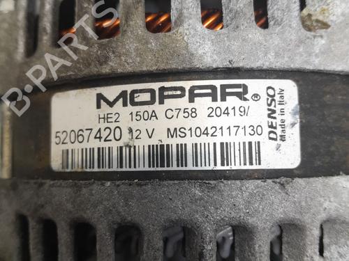 Alternatore JEEP RENEGADE SUV (BU, B1, BV) 1.0 T-GDi (120 hp) 31076245