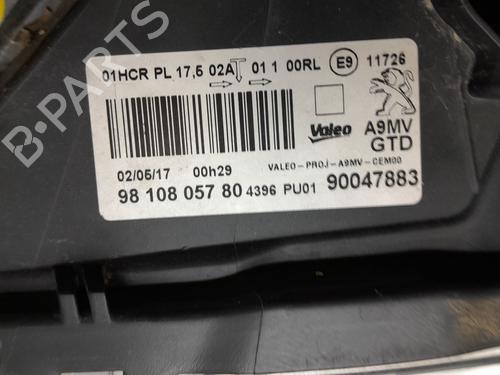 Left headlight PEUGEOT 208 I (CA_, CC_) 1.6 BlueHDi 100 | BP29576869C28 