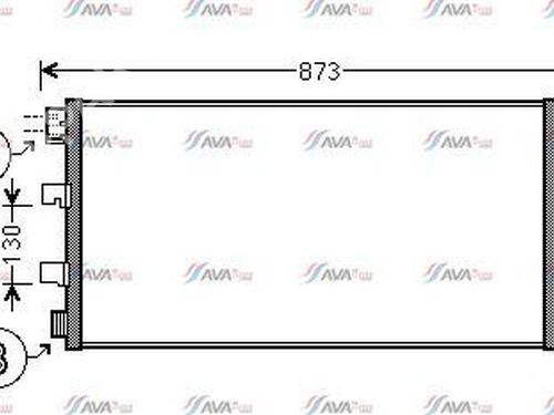 Used AC radiator RENAULT MASTER III Van (FV) 2.3 dCi 145 FWD (FV0E, FV0F, FV0H, FV02, FV0M, FV0S,... (146 hp) 30865595