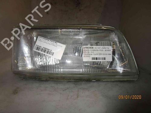 Used Right headlight PEUGEOT BOXER Van (230L) 1.9 D (69 hp) 19721064