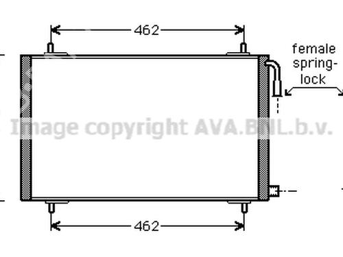AC-Kondensator VW UP! (121, 122, BL1, BL2, BL3, 123) 1.0 (60 hp) 24011786