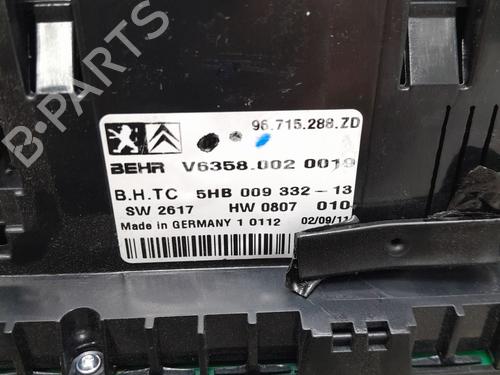 Climate control CITROËN C5 III (RD_) 2.0 HDi 165 (RDRHHA, RDRHH8) | BP28374005I5 