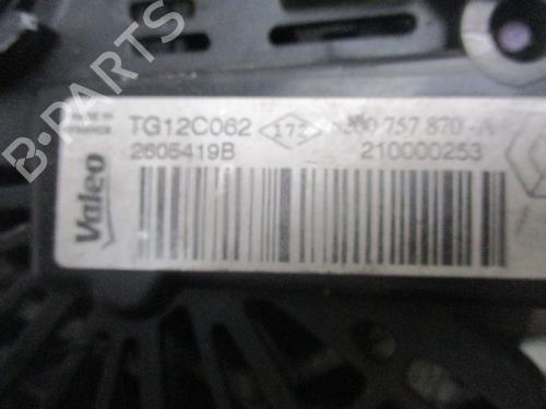 Alternator RENAULT MEGANE III Hatchback (BZ0/1_, B3_) 1.9 dCi (BZ0N, BZ0J) | BP30365041M7 
