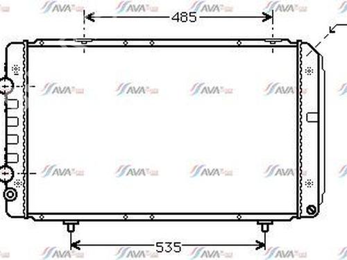 Used Water radiator CITROËN JUMPER I Van (244) 2.2 HDi (101 hp) 29738648