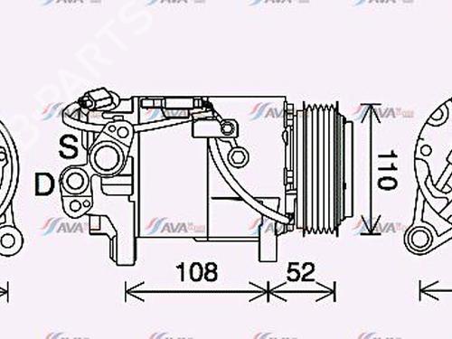Compressor A/A MINI MINI (F56) One (102 hp) 32375996