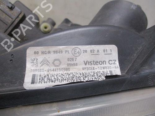 Left headlight CITROËN BERLINGO / BERLINGO FIRST MPV (MF_, GJK_, GFK_) 1.6 HDI 90 (MF9HX) | BP26637480C28 