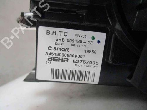 Climate control SMART FORTWO Coupe (453) 1.0 (453.341) | BP26629156I5 