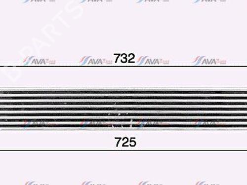 Used Intercooler MERCEDES-BENZ C-CLASS (W204) C 350 CDI (204.022) (224 hp) 26668144