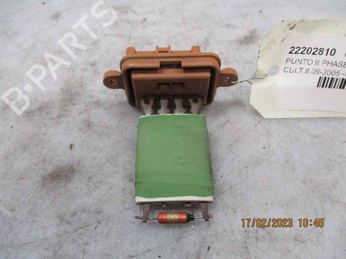 Used Heater resistor FIAT PUNTO (188_) 1.2 60 (188.030, .050, .130, .150, .230, .250) (60 hp) 26628121