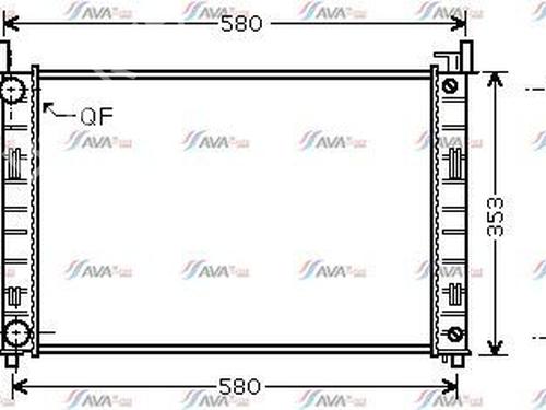 Używane Chłodnica wody FORD FUSION (JU_) 1.4 TDCi (68 hp) 30796721