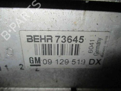 Intercooler OPEL ZAFIRA A MPV (T98) 1.6 16V (F75) | BP19718595M30 