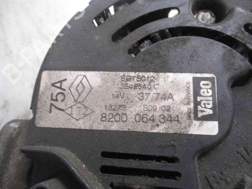 Alternator RENAULT CLIO II (BB_, CB_) 1.2 (BB0A, BB0F, BB10, BB1K, BB28, BB2D, BB2H, CB0A,... | BP19722012M7 
