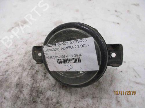 Used Right front fog light NISSAN ALMERA II Hatchback (N16) 2.2 dCi (136 hp) 24008734
