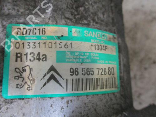 Compressor A/A PEUGEOT 407 (6D_) 1.6 HDi 110 (6D9HZC, 6D9HYC) | BP26639625M34