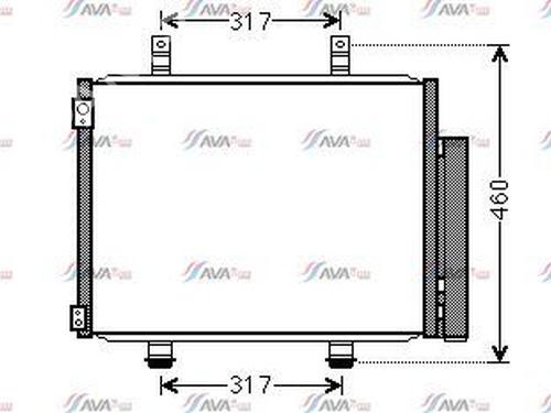 Used AC radiator SUZUKI SWIFT IV (FZ, NZ) 1.2 (AZH412, ZC72S) (94 hp) 29843743