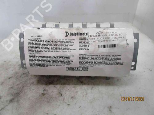 Used Passenger airbag RENAULT CLIO III (BR0/1, CR0/1) 1.5 dCi (75 hp) 19721122