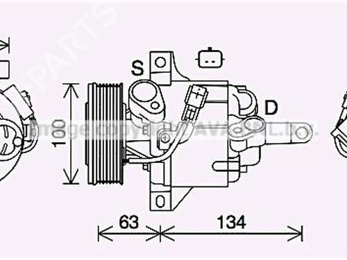 ac-compressor-renault-twingo-iii-bcm_-bca_-2014-33858341 main image