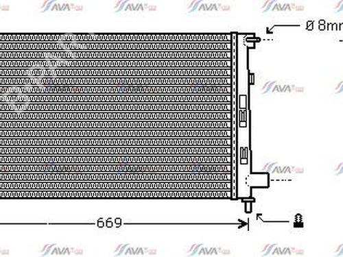 Køler MERCEDES-BENZ A-CLASS (W168) A 170 CDI (168.009, 168.109) (95 hp) 29901093