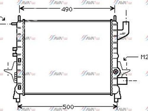 Used Water radiator RENAULT TWINGO I (C06_) 1.2 16V (C06C, C06D, C06K) (75 hp) 30310153