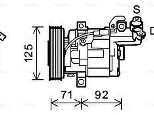 Compressor A/C Compressor A/C 37225036 37225036