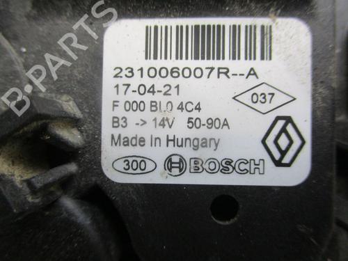 Alternator RENAULT CLIO IV (BH_) 0.9 TCe 90 (BHNF, BHMA, BHMH, BHJK, BHJR) | BP26637395M7 
