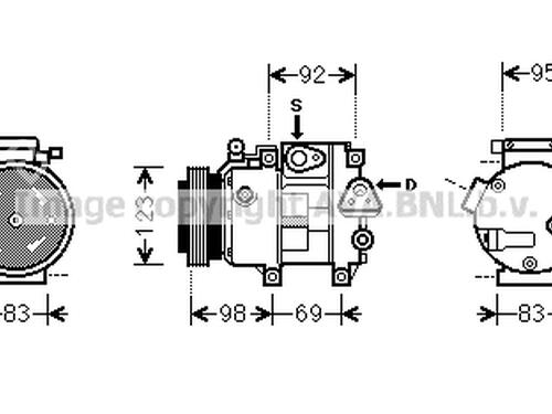 AC Kompressor HYUNDAI i30 (FD) 1.6 CRDi (90 hp) 19723884