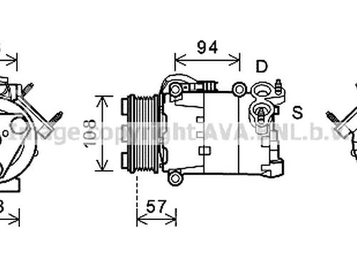 Used AC compressor FORD KUGA II (DM2) [2012-2025]  26626900