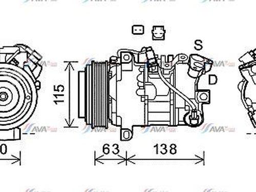 Used AC compressor AC compressor 38022276 38022276