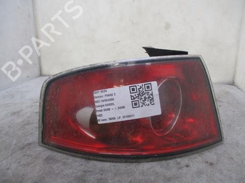 Used Left taillight SEAT LEON (1M1) 1.8 20V (125 hp) 24922263