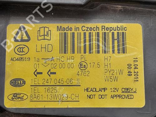 Right headlight FORD FIESTA VI (CB1, CCN) 1.4 TDCi | BP25984753C29 