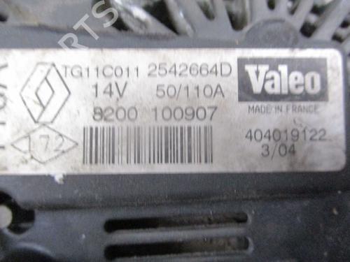 Generator RENAULT MEGANE II (BM0/1_, CM0/1_) 1.6 16V (BM0C, CM0C) (113 hp) 31029229