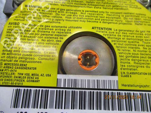 Driver airbag MERCEDES-BENZ M-CLASS (W163) ML 270 CDI (163.113) | BP19720485C9 