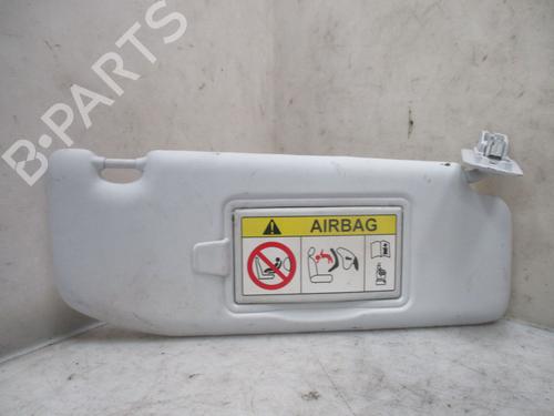 Used Right sun visor PEUGEOT 208 I (CA_, CC_) 1.2 THP 110 (110 hp) 26634980