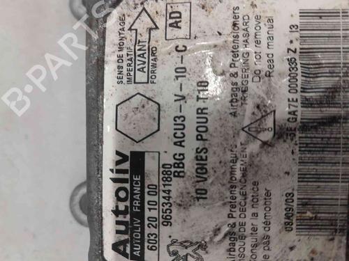 ECU airbags PEUGEOT 206 Hatchback (2A/C) 1.4 HDi eco 70 | BP25135850M53 