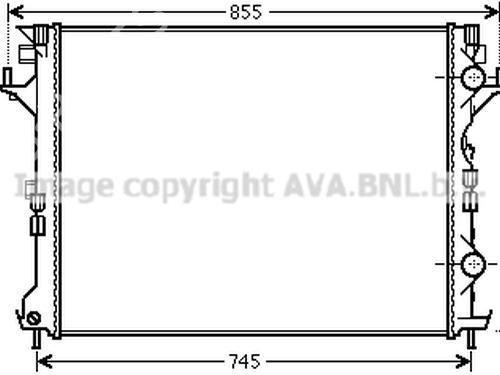Køler RENAULT VEL SATIS (BJ0_) 3.0 dCi (BJ0S) | BP26621065M31 