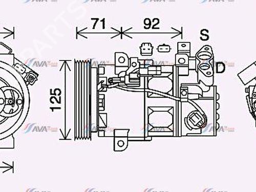 Used AC compressor AC compressor 39517761 39517761