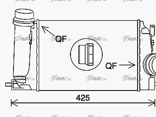 Intercooler RENAULT MEGANE IV Hatchback (B9A/M/N_) 1.5 dCi 110 (B9A3) (110 hp) 30766259
