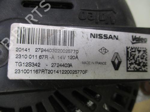 Alternator DACIA SANDERO II 1.0 SCe 75 (B8JC, B8JD, B8NC) | BP33967750M7  - Image 8
