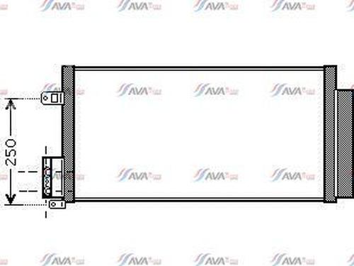 Used AC radiator FIAT PUNTO (199_) 1.3 D Multijet (75 hp) 31366055