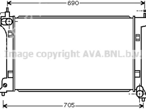 Køler TOYOTA COROLLA Verso (ZER_, ZZE12_, R1_) 1.8 (ZNR11_, ZNR11R) | BP19723662M31 