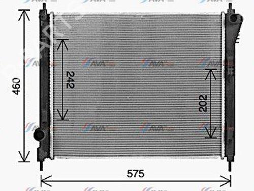 Used Water radiator NISSAN JUKE (F15) 1.2 DIG-T (115 hp) 30915530